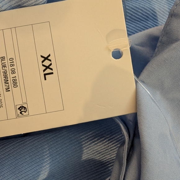 A New Day Light Blue Ribbed Tank Top with Bow Detail Size XXL New - Picture 3 of 4